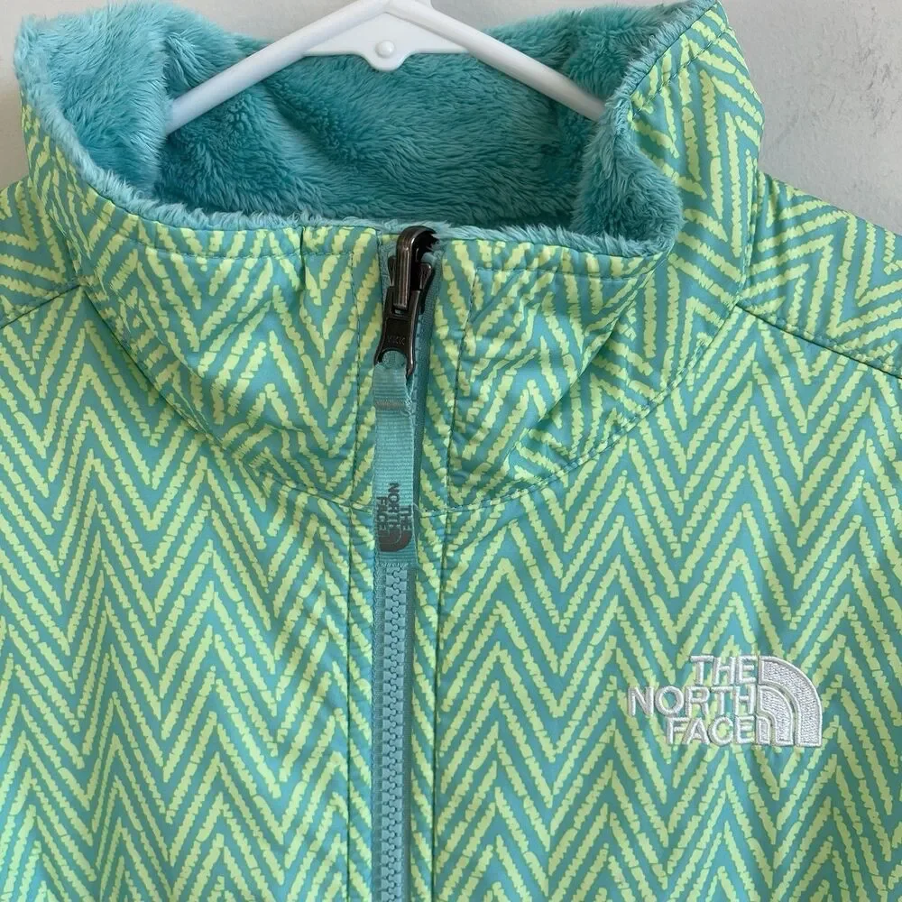 The North Face Girls Denali Thermal Fleece Jacket -‎ Mint Blue- Large 14/16